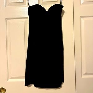 Victor Costa Black Velvet short dress, size 6